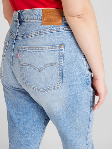 Levi's® Plus Tapered Jeans 'Plus 80s Mom Jean' in Blauw