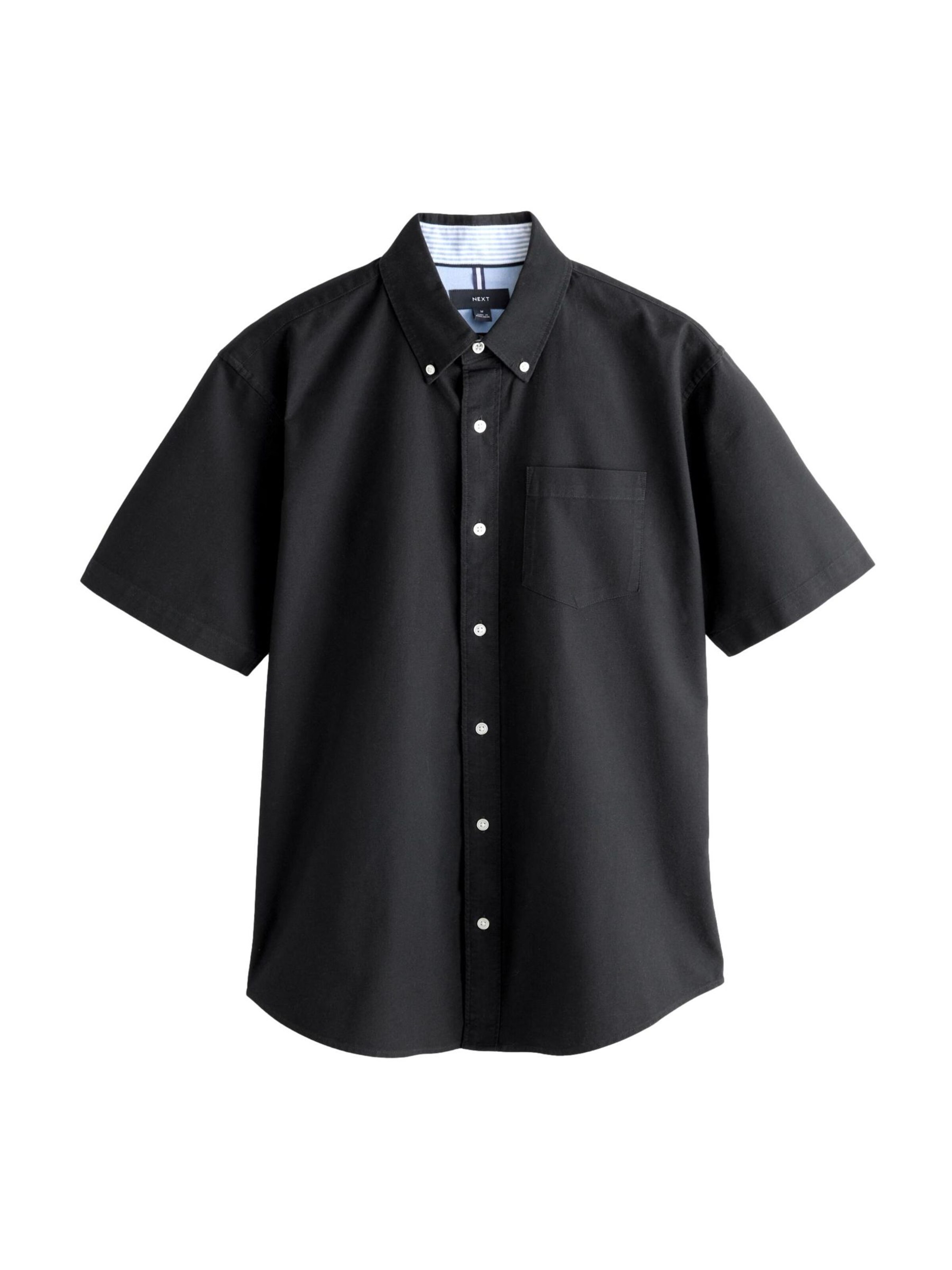 Next Regular fit Skjorta i svart: framsida