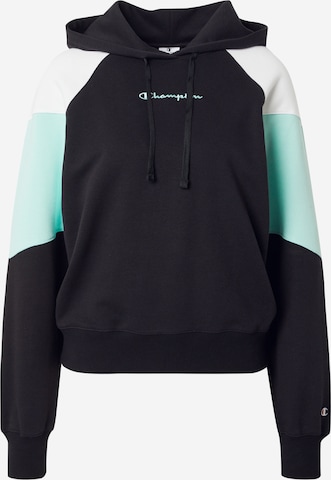 Champion Authentic Athletic Apparel Sweatshirt in Black: front