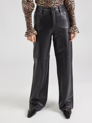 MICHAEL Michael Kors Loose fit Trousers in Black: front