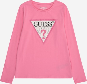 GUESS Shirt in Pink: front