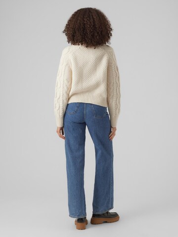 smėlio VERO MODA Megztinis 'Birgitte'