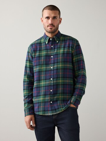 Next Средняя посадка Рубашка в Синий: спереди