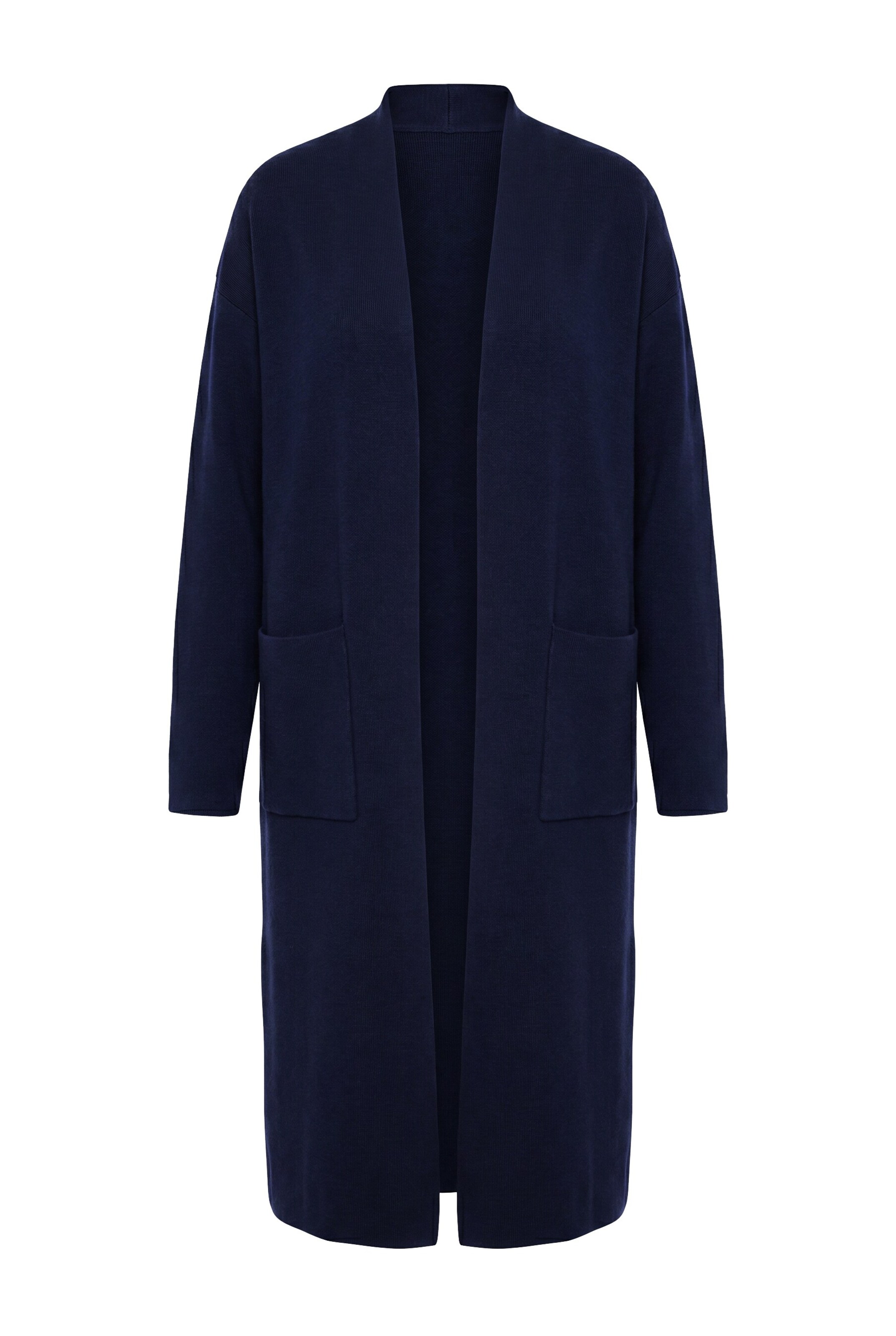 Ulla Popken Knit cardigan in Blue: front