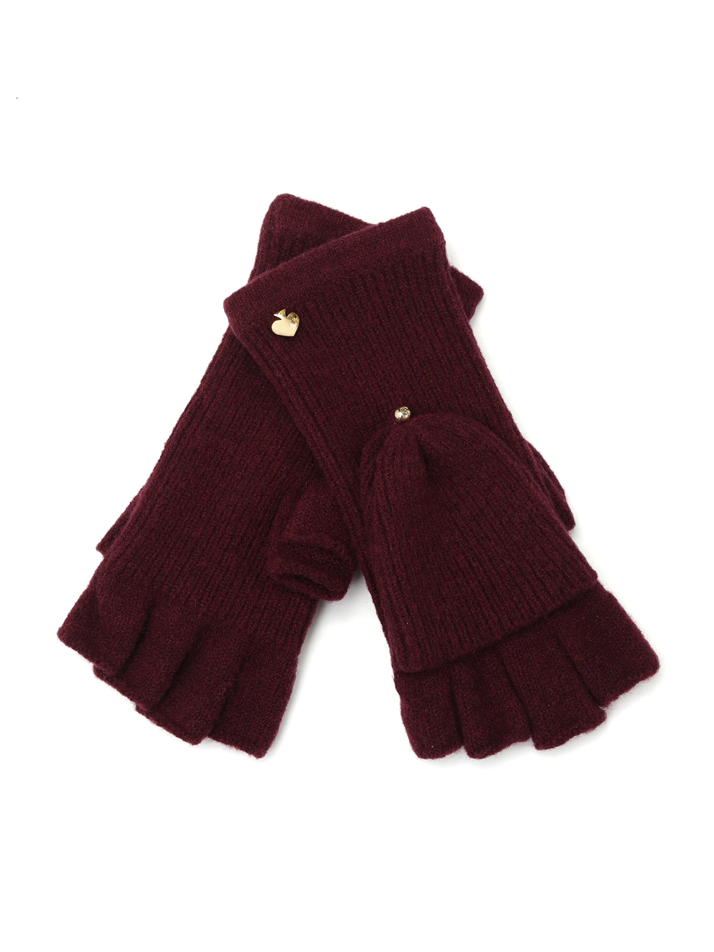 Muffole 'New York Spade' di Kate Spade in rosso: frontale