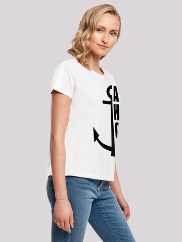T-shirt 'Ahoi Anker Knut & Jan Hamburg' F4NT4STIC en blanc