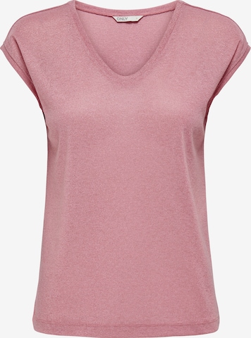ONLY Shirt 'ONLSilvery' in Pink: front