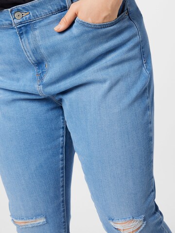 Skinny Jeans '721 PL Hi Rise Skinny' de la Levi's® Plus pe albastru