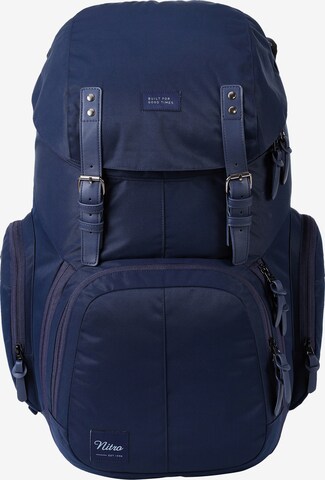 NitroBags Backpack in Blue: front