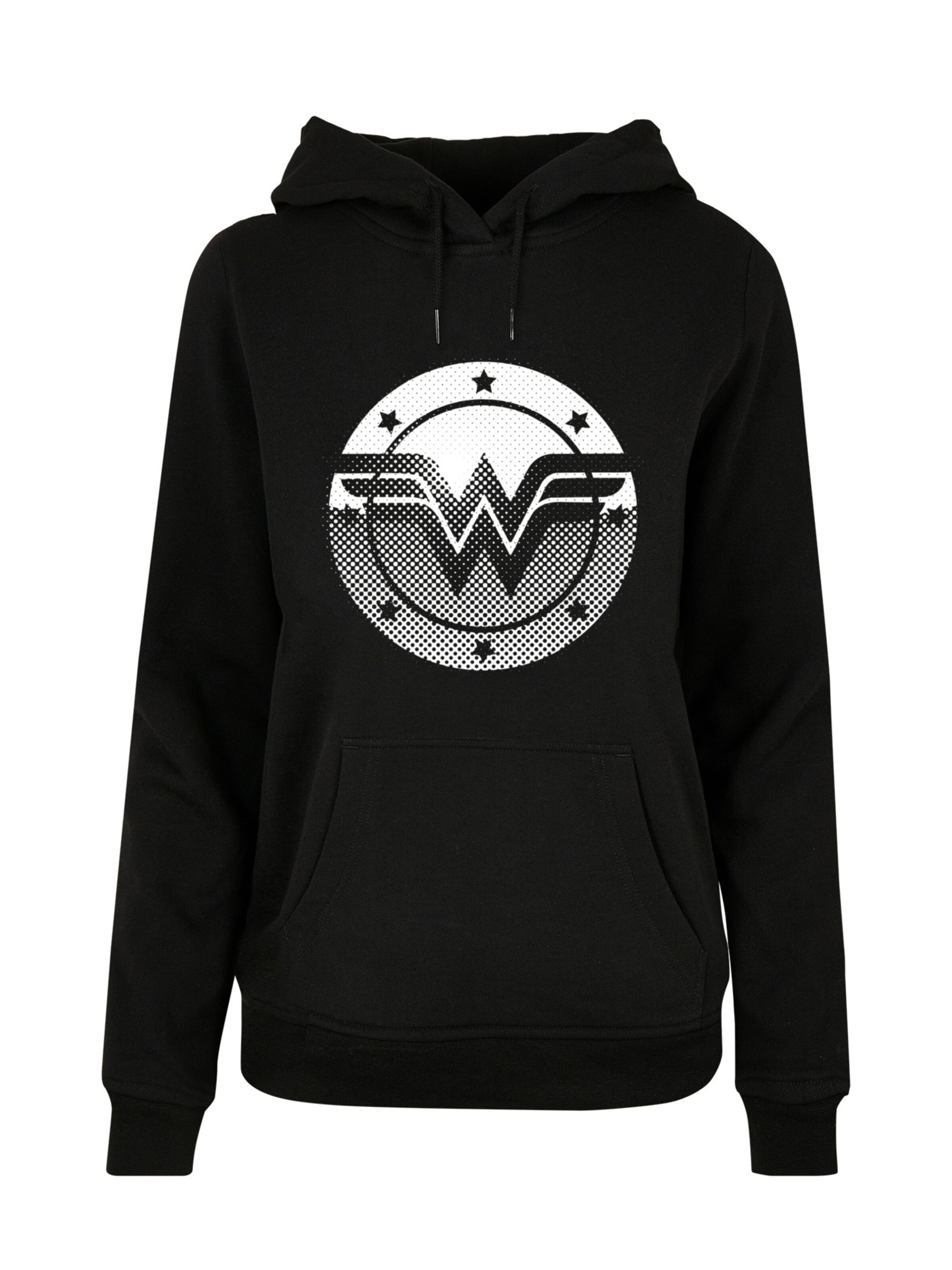 Sweat-shirt 'Wonder Woman' F4NT4STIC en noir : devant