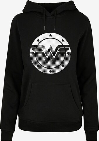 F4NT4STIC Sweatshirt 'Wonder Woman' in Zwart: voorkant