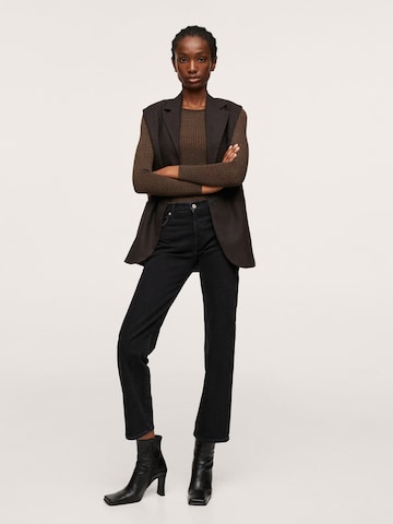 MANGO Normalny krój Jeansy 'Premium' w kolorze czarny