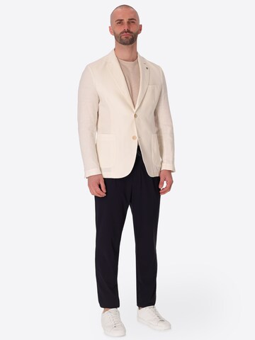 Distretto12 - Ajuste regular Chaqueta saco 'Certo' en blanco