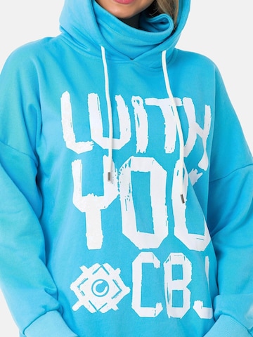 CIPO & BAXX Kapuzensweatshirt in Blau