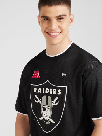 NEW ERA - Camisa 'LASRAI' em preto