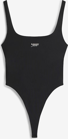 Tommy JeansBodi majica - crna boja: prednji dio