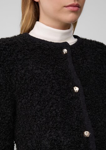 s.Oliver Πλεκτή ζακέτα σε μαύρο