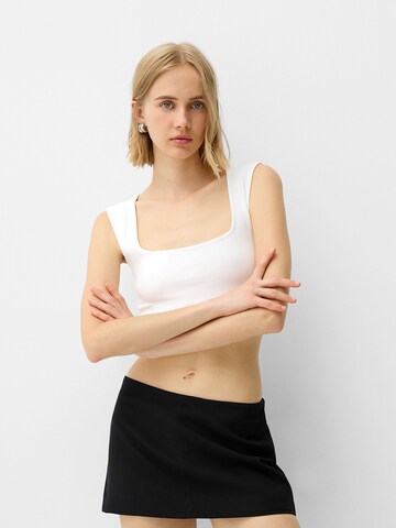 Skinny Pantalon Bershka en noir