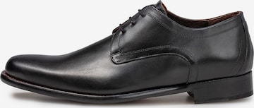 Floris van Bommel Lace-Up Shoes 'De Draver 03' in Black: front