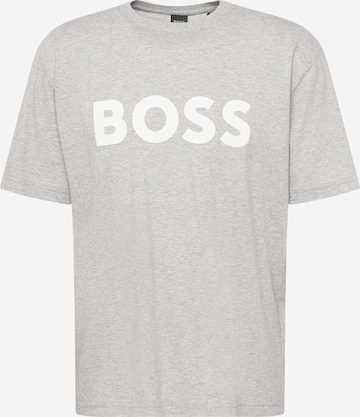 Maglietta 'TEE 1' di BOSS in grigio: frontale