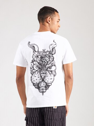 HUF - Camiseta 'Ferrell' en blanco: frente
