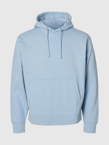 Sweat-shirt SELECTED HOMME en bleu : devant