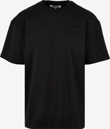 melns 9N1M SENSE T-Krekls 'Essential': no priekšpuses