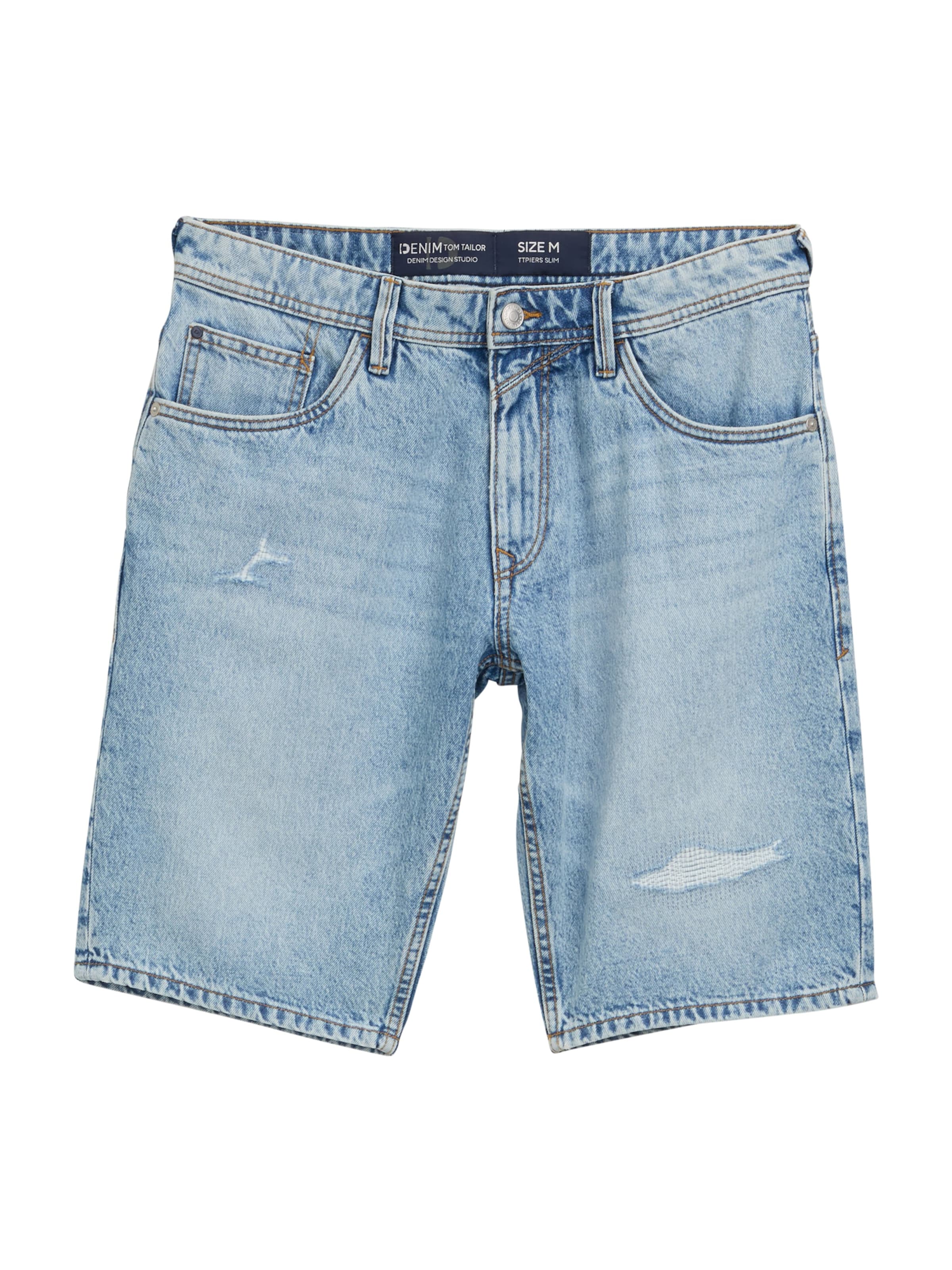 TOM TAILOR DENIM Slimfit Τζιν 'Piers' σε μπλε: μπροστά