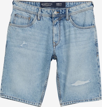 mėlyna TOM TAILOR DENIM Prigludęs Džinsai 'Piers': priekis