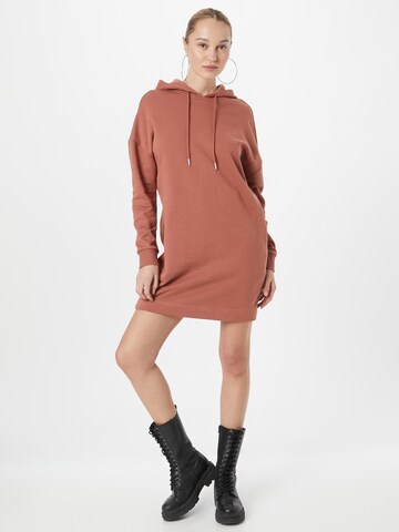 Urban Classics Dress in Brown: front