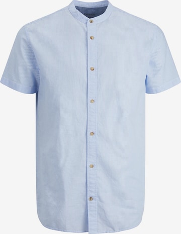 JACK & JONES Button Up Shirt in Blue: front