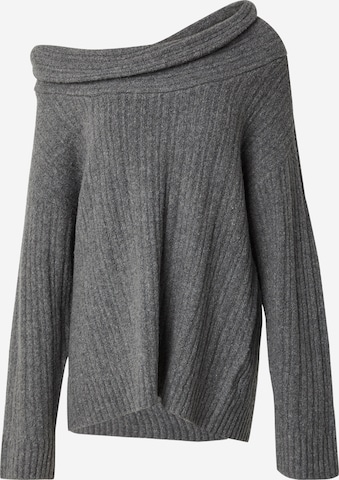 LeGer by Lena Gercke Pullover 'Meike' in Grau: Vorderseite