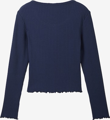 TOM TAILOR Knit Cardigan in Blue