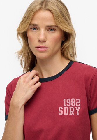 T-shirt Superdry en rouge