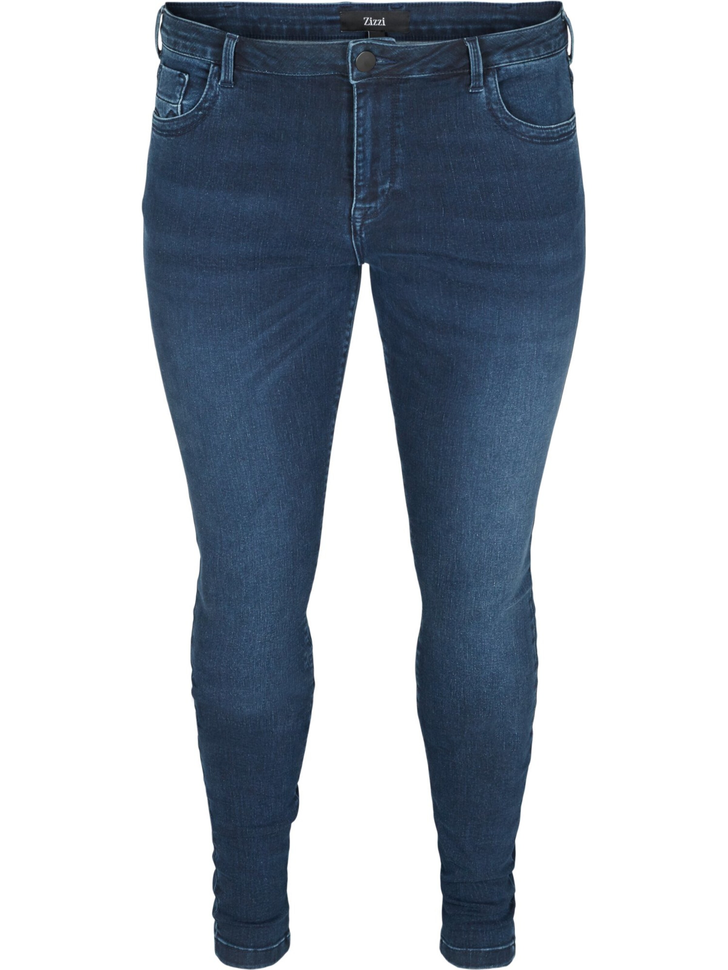 Zizzi Slim fit Jeans 'AMY' in Blue: front