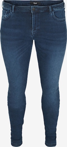 Zizzi Jeans 'AMY' in Blue: front