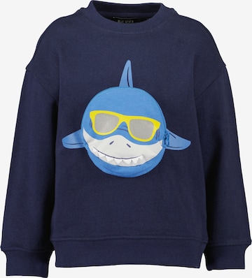 Bluză de molton de la BLUE SEVEN pe albastru: față