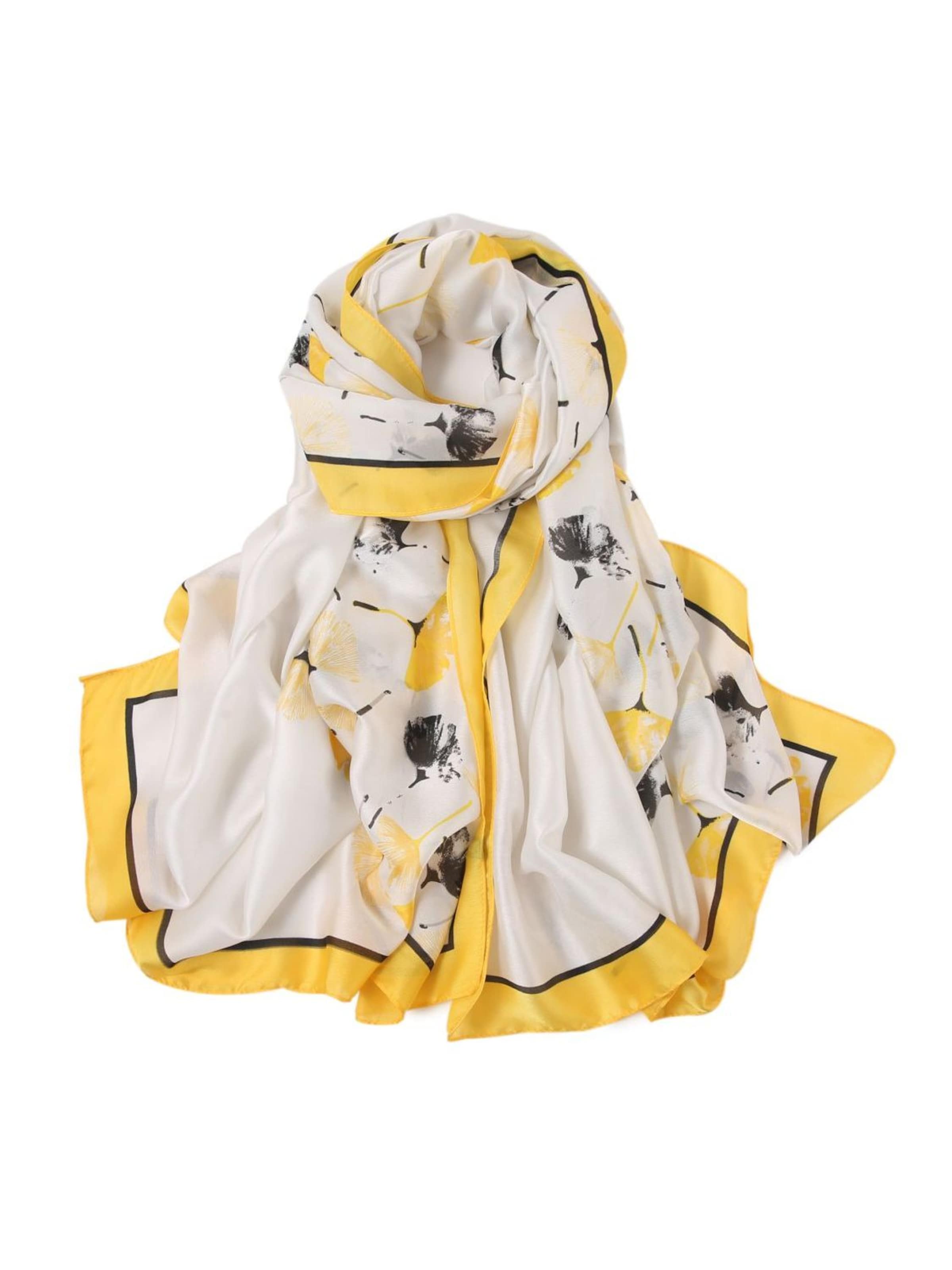 alberto cabale - Chal 'Etole de Soie Petalfly Florina' en blanco: frente