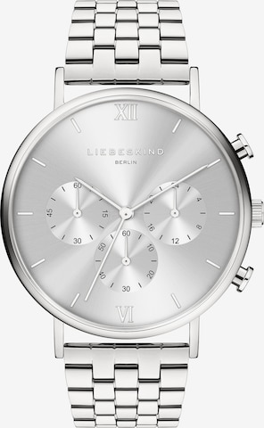 Liebeskind Berlin - Reloj analógico en plata: frente