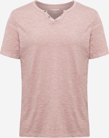 Coupe regular T-Shirt 'SPLIT' JACK & JONES en rose : devant