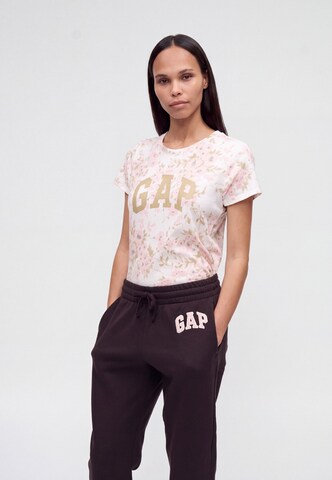 Gap Petite Tapered Broek 'HERITAGE' in Bruin
