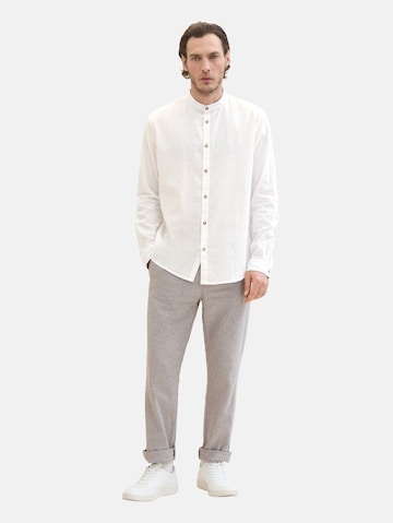 Regular fit Camicia di TOM TAILOR in bianco