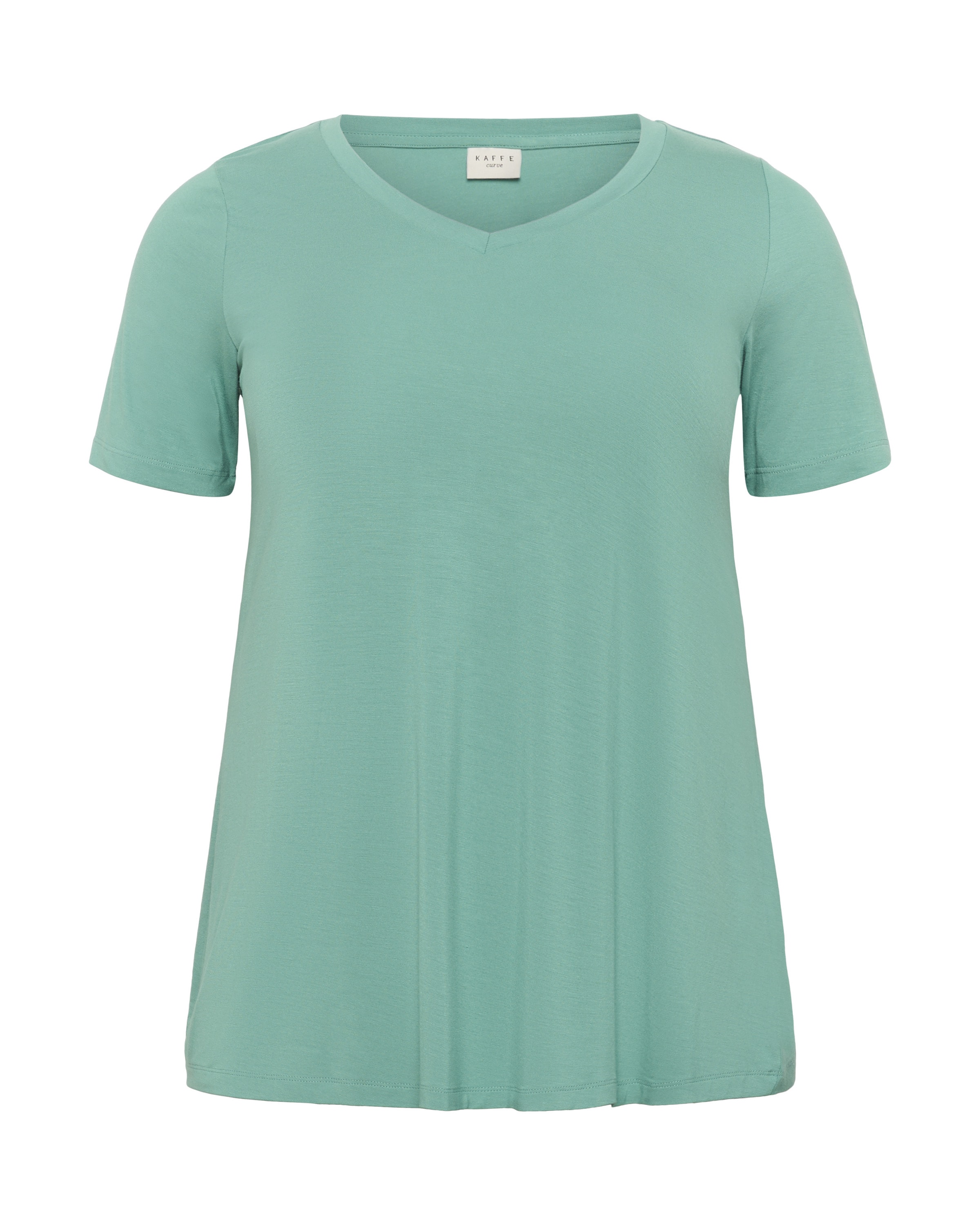 KAFFE CURVE Shirt 'KCJena' in Green: front