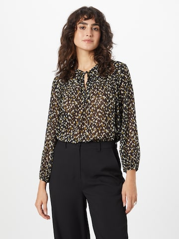 s.Oliver Blouse in Zwart: voorkant