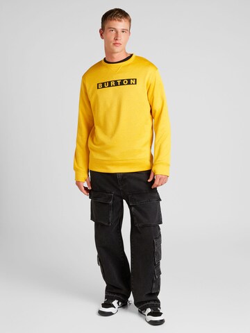 BURTON - Sweatshirt de desporto 'Oak' em amarelo
