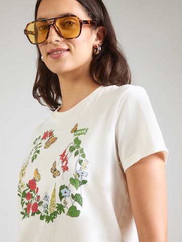 Tricou 'THE PERFECT' de la LEVI'S ® pe alb