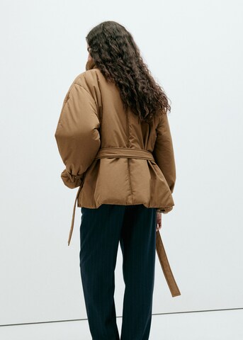 Giacca invernale 'ANORAK TIMEX' di MANGO in marrone