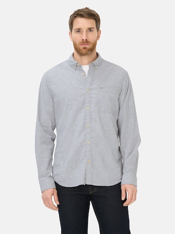 CAMEL ACTIVE Regular fit Button Up Shirt in Grey: front