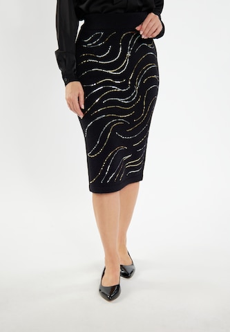 usha BLACK LABEL Skirt in Black: front