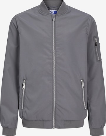Jack & Jones Junior Демисезонная куртка 'JJERush' в Серый: спереди